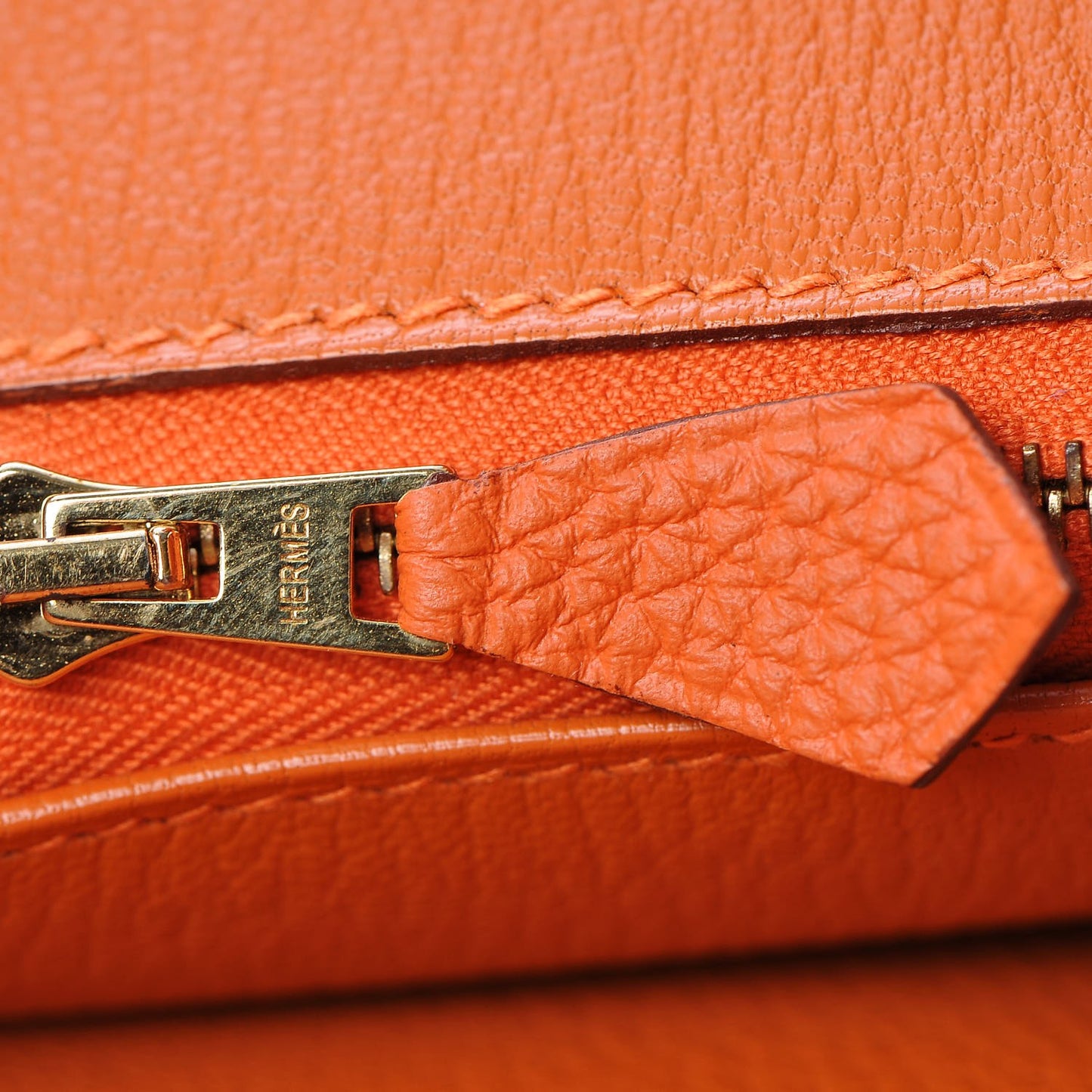Togo Birkin 35 Orange