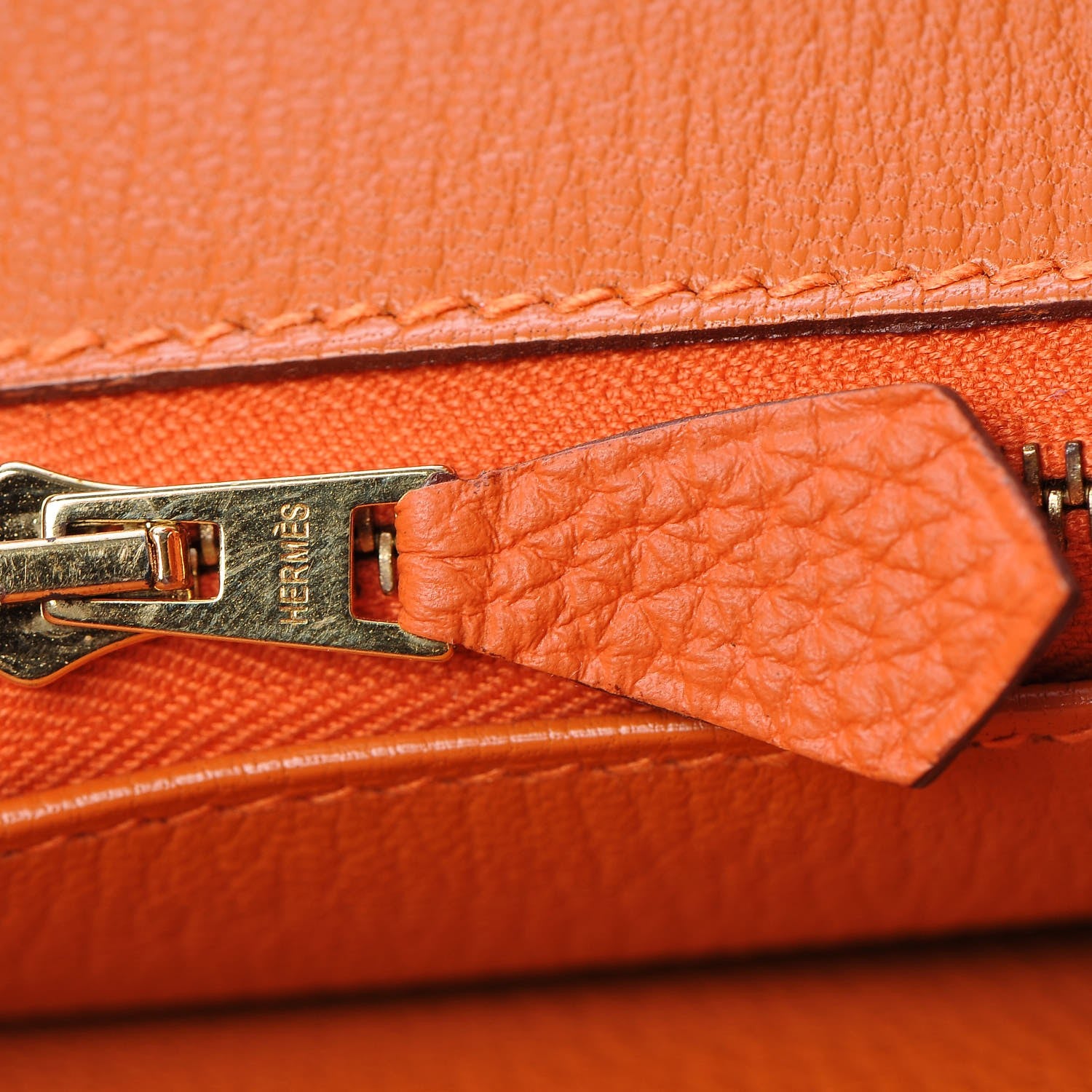 Hermes Togo Birkin 35 Orange 21 of 53