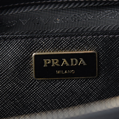Prada Saffiano Medium Galleria Double Zip Tote Black 5 of 9