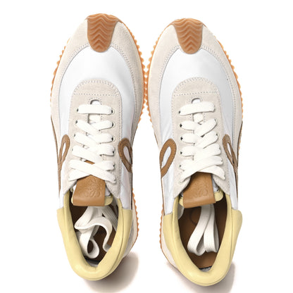 Loewe Nylon Suede Flow Runner Sneakers 37 White Medium Concealer 2 of 8