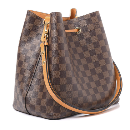 Louis Vuitton Damier Ebene Neonoe MM Safran 2 of 11