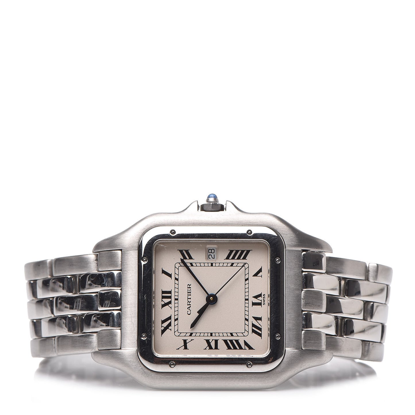 Stainless Steel 29mm Panthere Quartz Watch