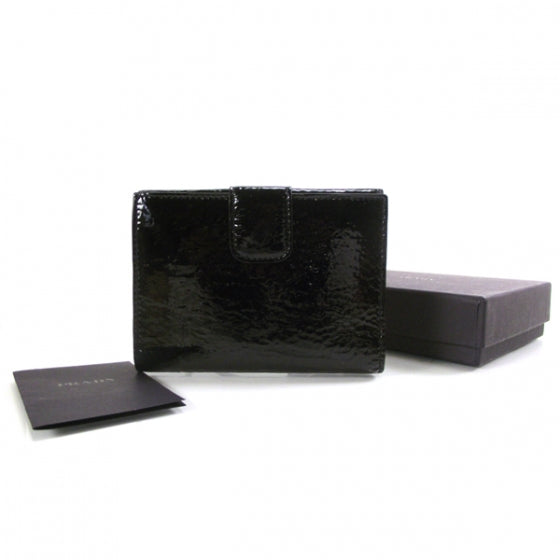 Prada Vernice Wallet Black 2 of 9