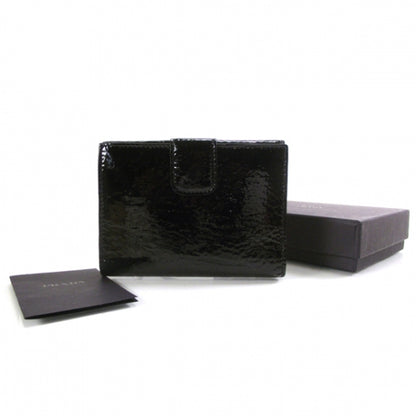 Prada Vernice Wallet Black 2 of 9