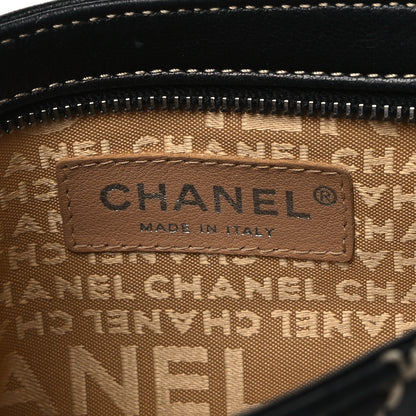 Chanel Lambskin Surpique Stitch Pochette Black 6 of 11