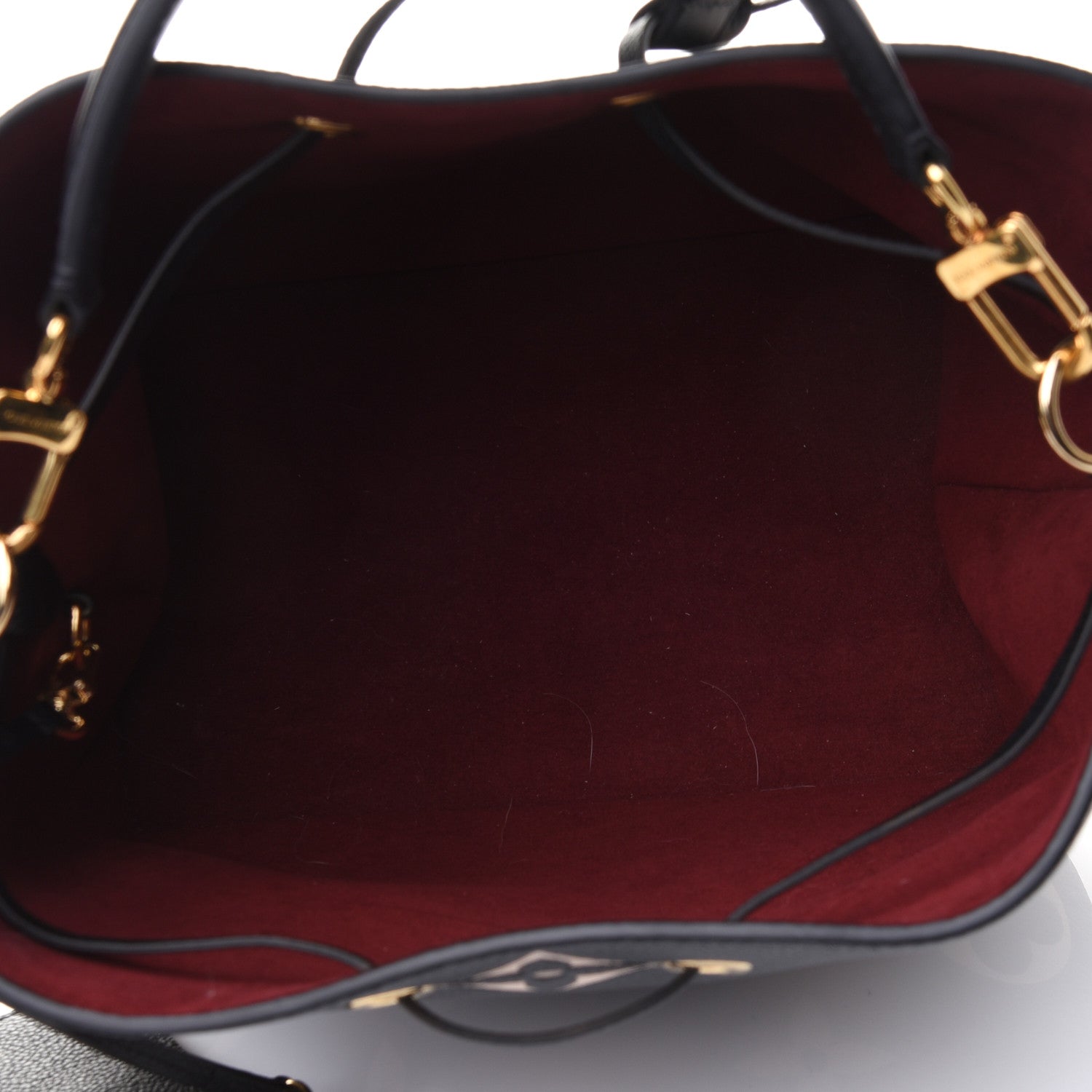 Louis Vuitton Empreinte Monogram Giant Neonoe MM Black Beige 4 of 4