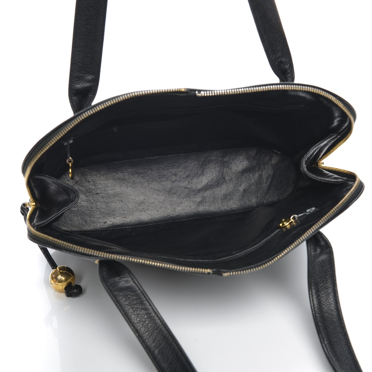 Caviar CC Shoulder Bag Black