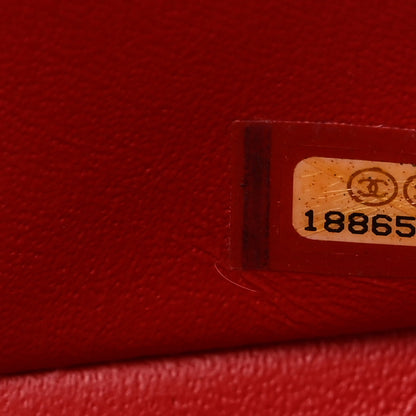 Chanel Lambskin Quilted Mini Rectangular Flap Red 7 of 10