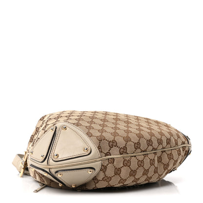 Gucci Monogram Indy Top Handle Hobo Off White 4 of 11