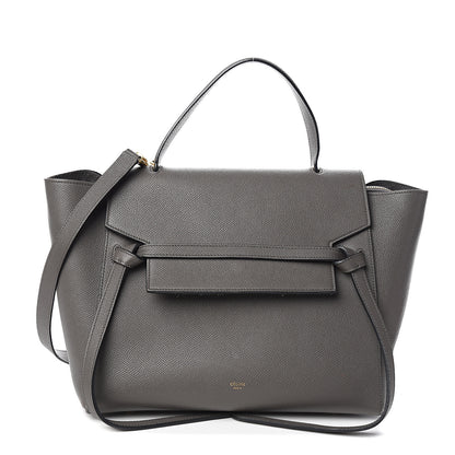 Celine Grained Calfskin Mini Belt Bag Grey 1 of 13