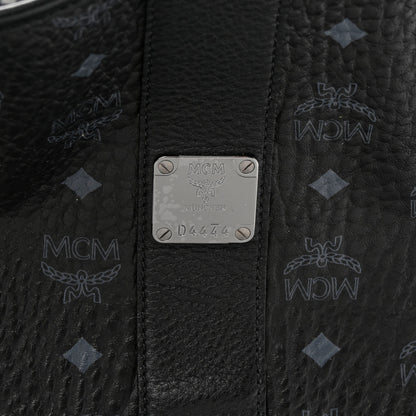 MCM Visetos Large Liz Reversible Shopper Tote Black 10 of 13