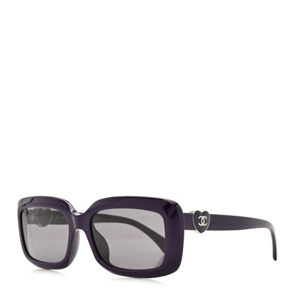 Chanel Acetate Sunglasses 5520-A Purple 1 of 7