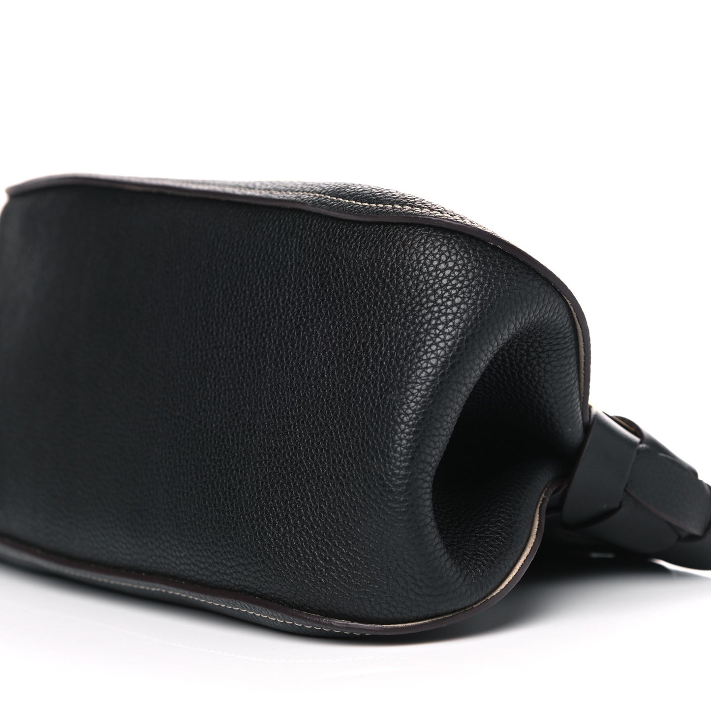 Grained Calfskin Darryl Clutch Black