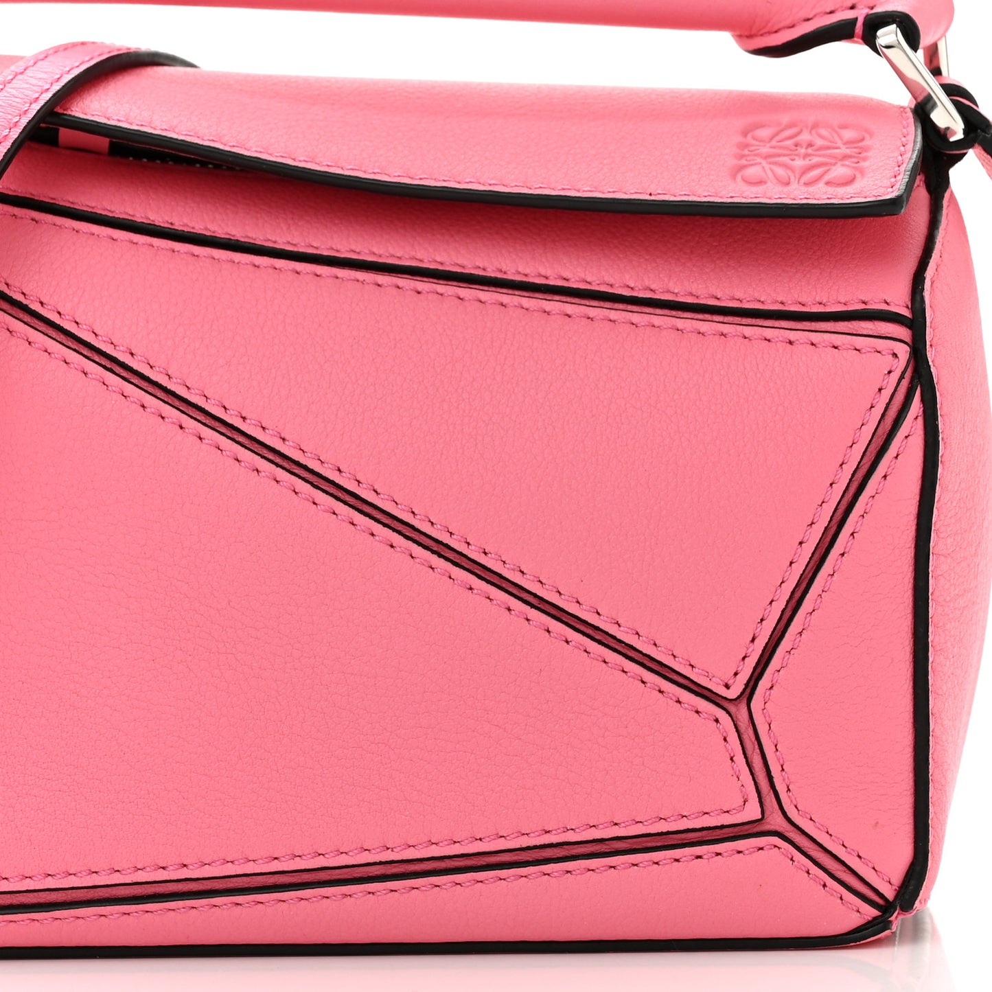 Calfskin Mini Puzzle Bag Wild Rose
