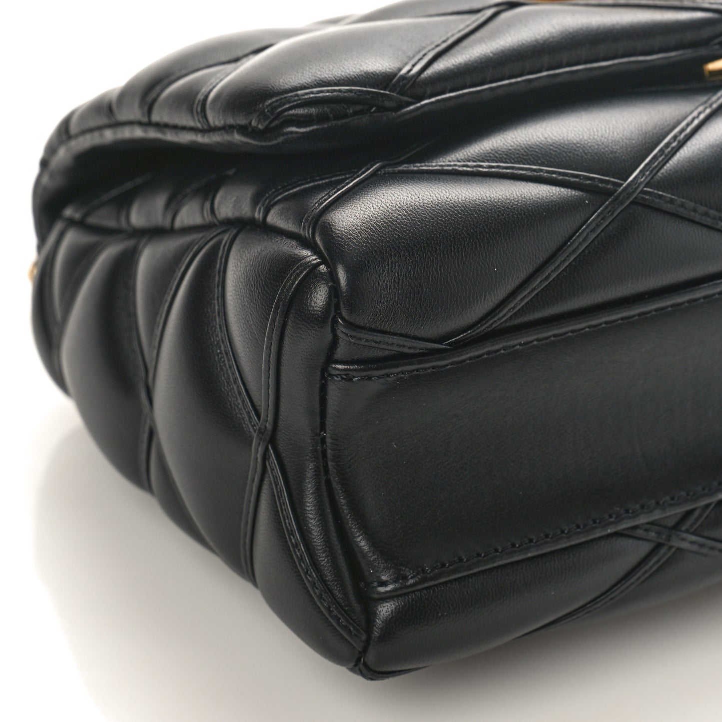 Lambskin Malletage Top Handle GO-14 MM Black
