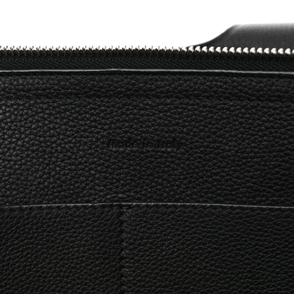 Celine Baby Grained Calfskin Medium Tri-Fold Bag Black 7 of 12