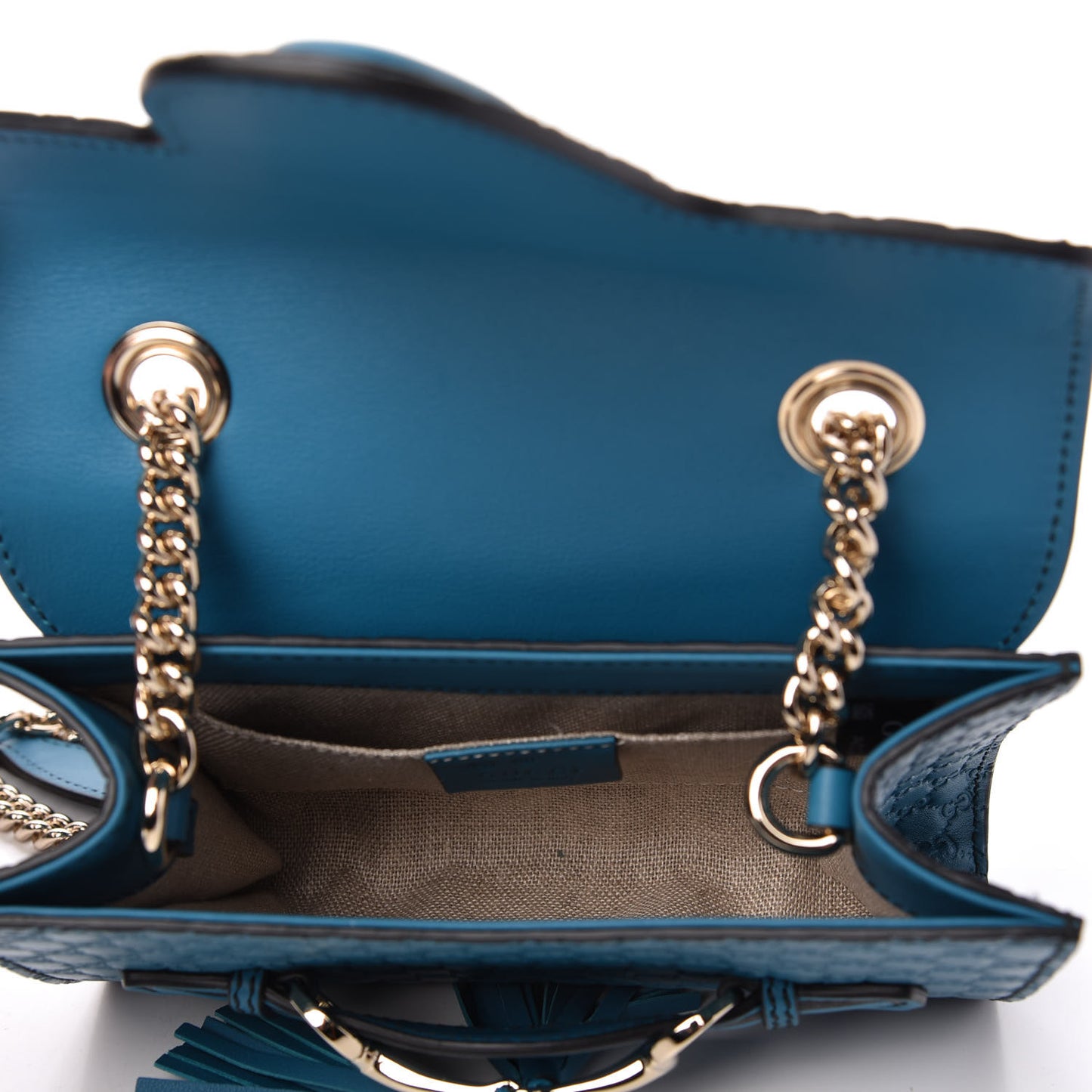 Microguccissima Mini Emily Shoulder Bag Deep Cobalt