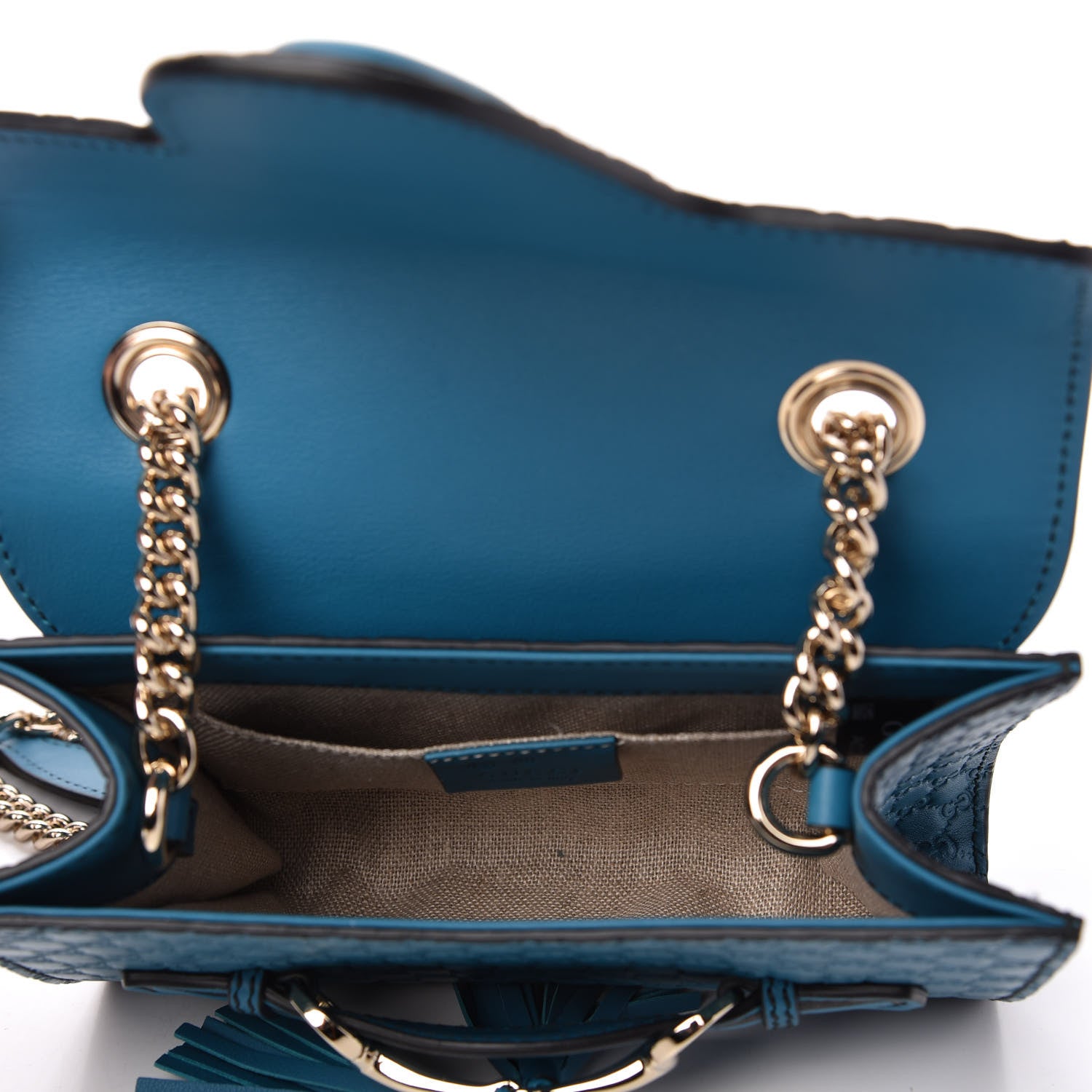 Gucci Microguccissima Mini Emily Shoulder Bag Deep Cobalt 5 of 10