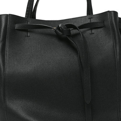 Celine Soft Grained Calfskin Medium Belt Cabas Phantom Black 7 of 9
