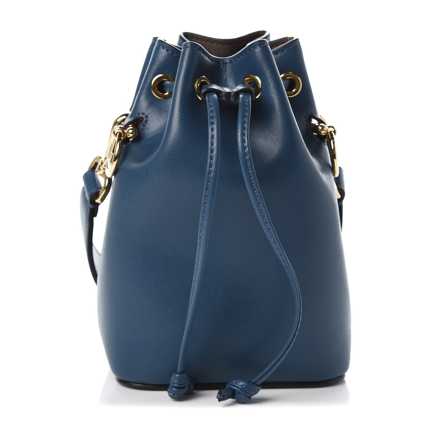 Fendi Vitello Liberty Lucido F is Fendi Mini Mon Tresor Bucket Bag Blue 1 of 8