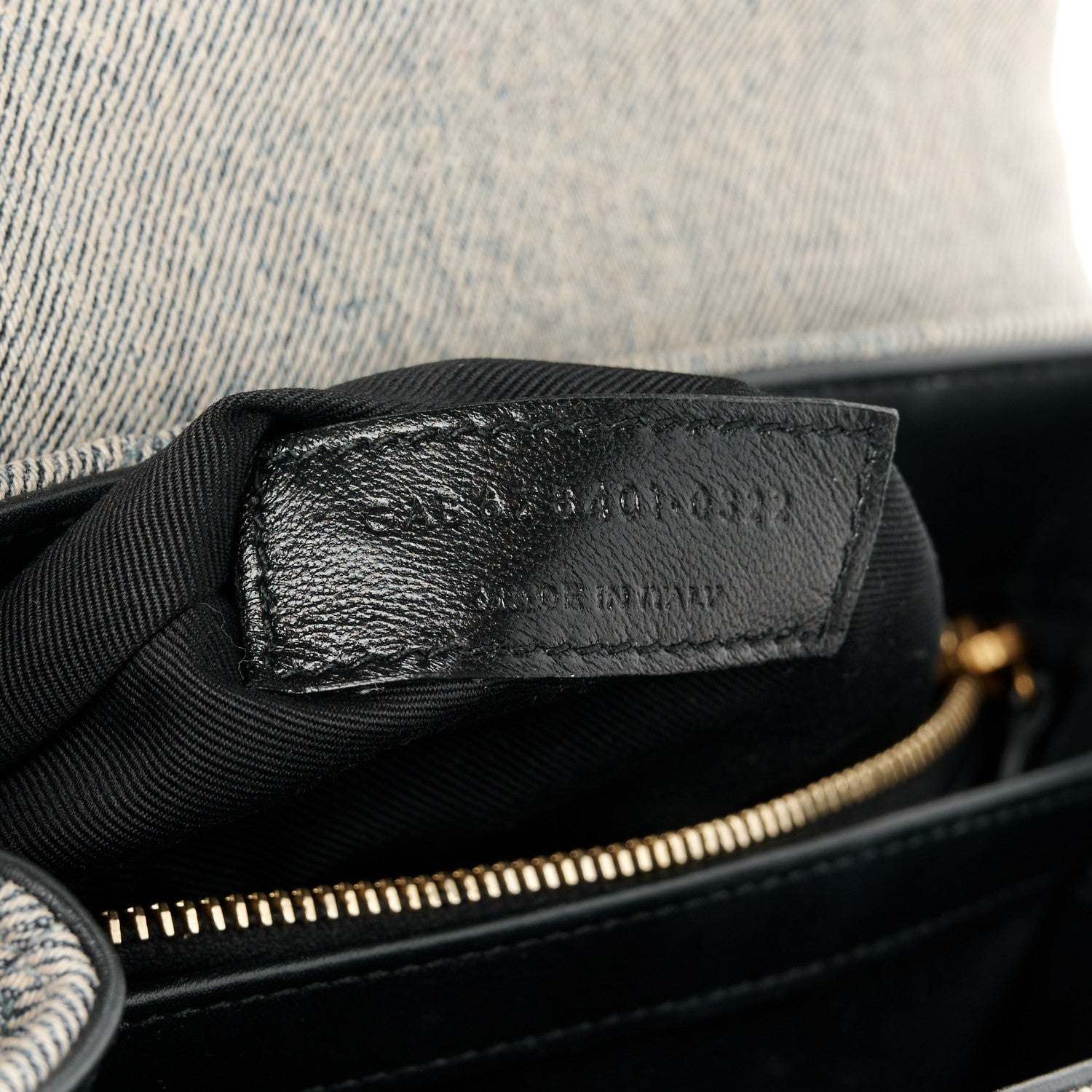 Saint Laurent Denim Y Quilted Monogram Toy Loulou Crossbody Bag Grey 8 of 11