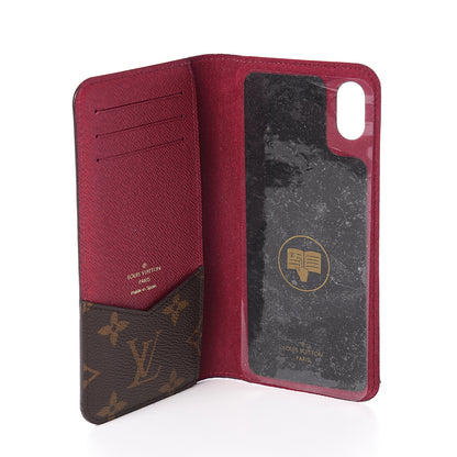 Louis Vuitton Monogram iPhone XS Max Folio Case Fuchsia 4 of 5