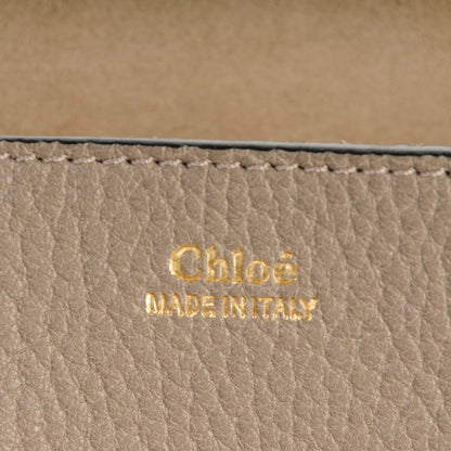 Chloe Grained Lambskin Drew Shoulder Bag Motty Grey 6 of 7
