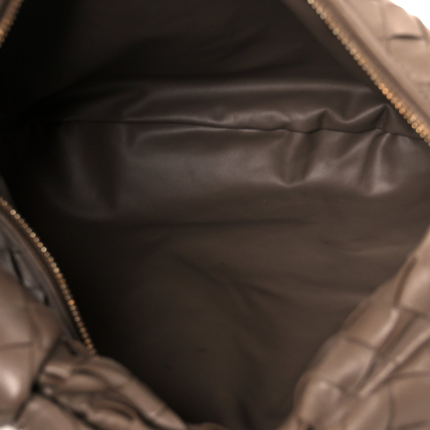 Nappa Intrecciato Teen Jodie Hobo Dark Taupe