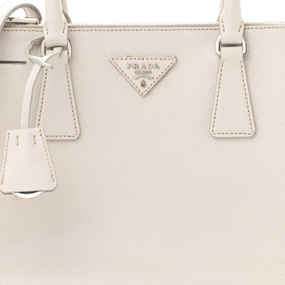 Prada Saffiano Lux Small Galleria Double Zip Tote White 8 of 12
