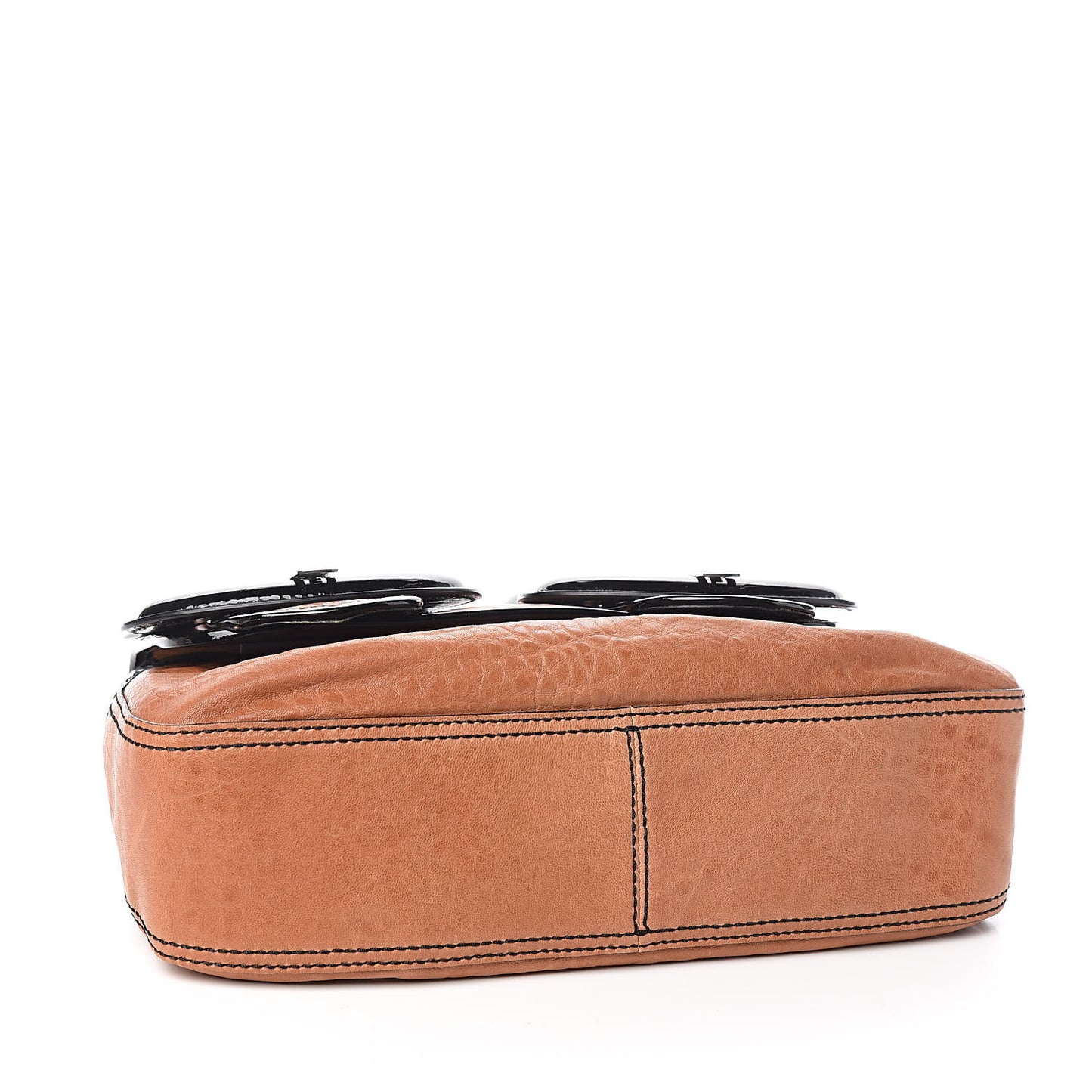 Nappa Patent B Bag Osso Black