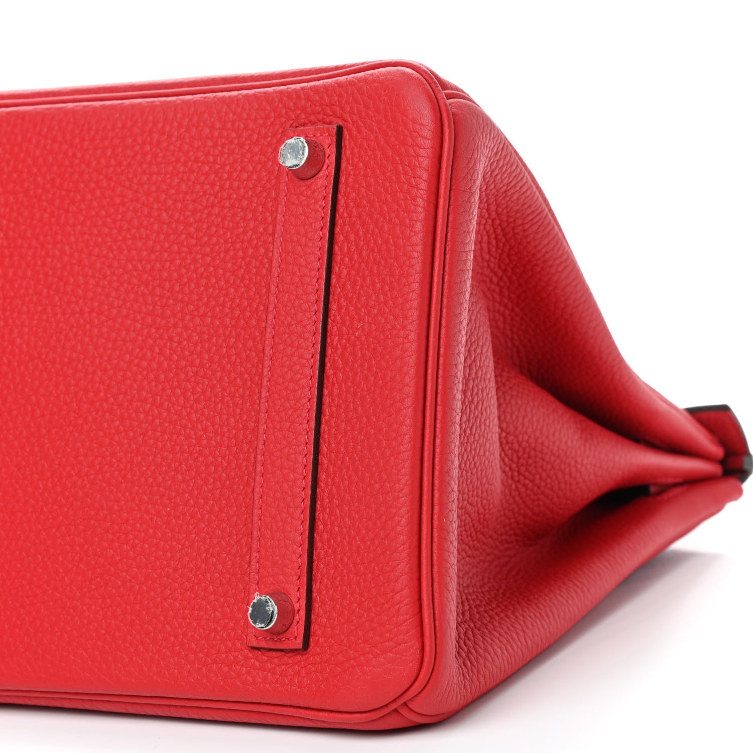 Hermes Togo Horseshoe Birkin 35 Rouge Casaque 7 of 11