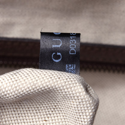 Gucci GG Supreme Monogram Textured Dollar Calfskin Web Medium Ophidia Carry-On Duffle Bag Beige Ebony New Acero 7 of 10