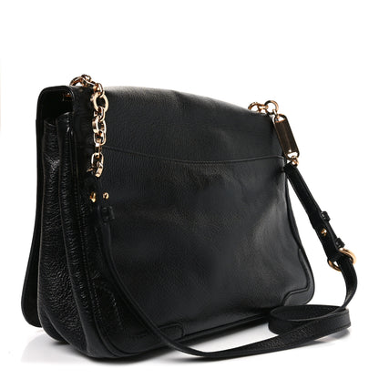 Salvatore Ferragamo Buffalo Gancini Shoulder Bag Black 3 of 9