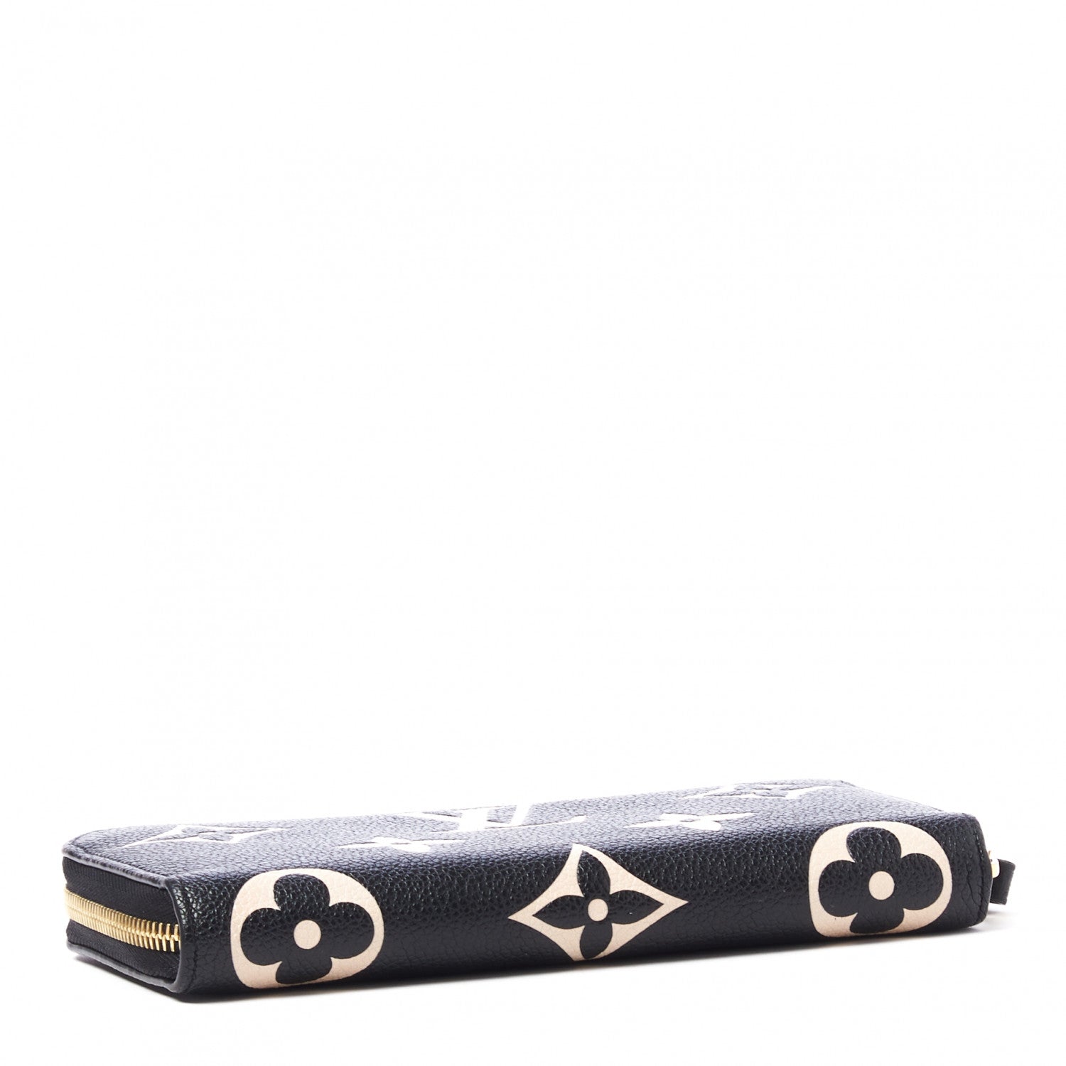 Louis Vuitton Empreinte Monogram Giant Zippy Wallet Black Beige 3 of 8
