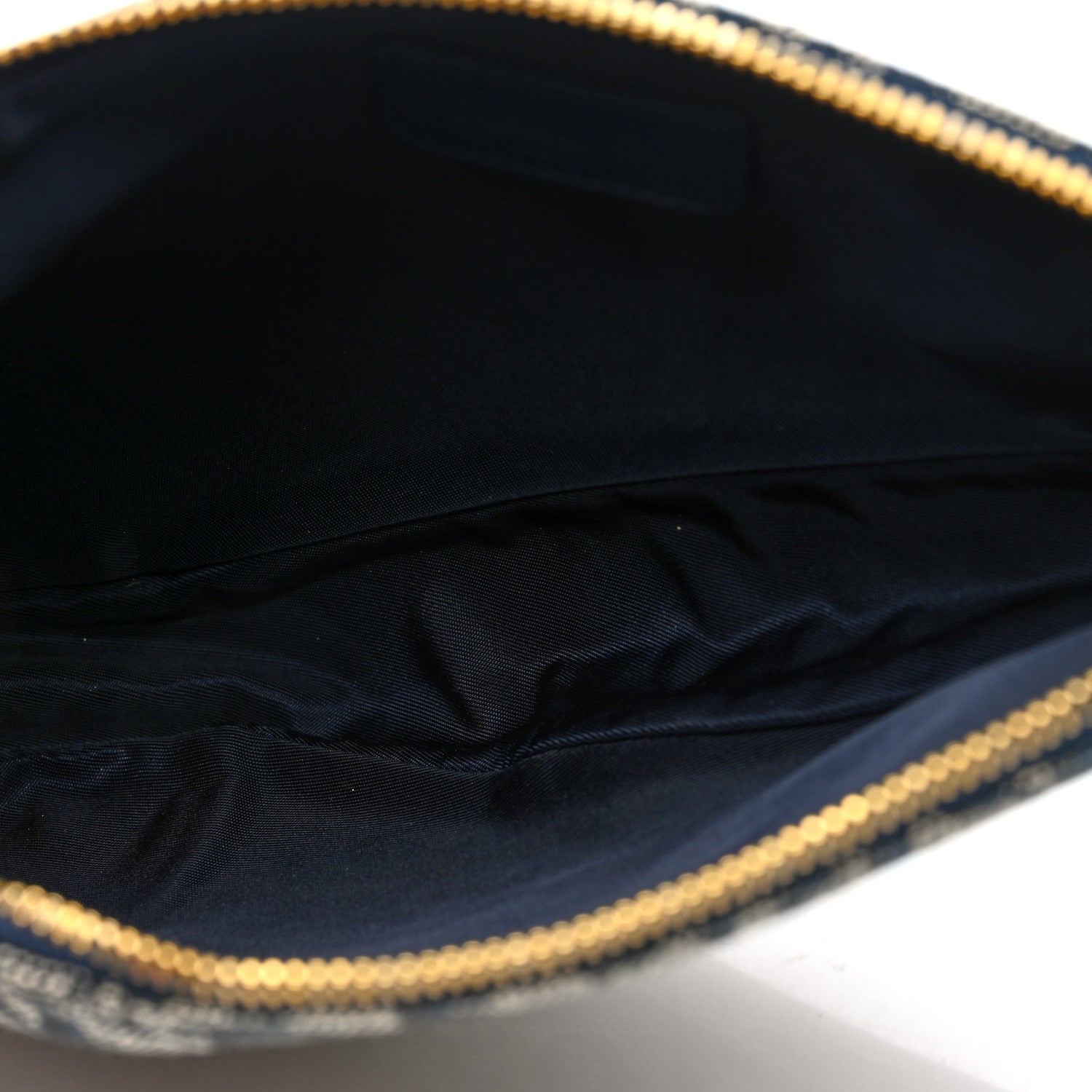 Christian Dior Monogram Mini Saddle Pochette Navy 6 of 11