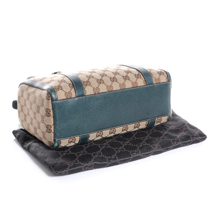 Gucci Monogram Small Abbey Boston Green 4 of 7