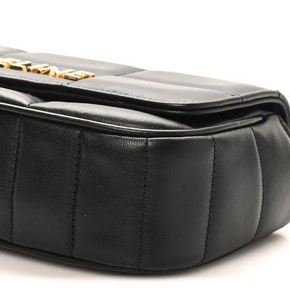 Celine Goatskin Matelasse Mini Chain Shoulder Bag  Black 9 of 9