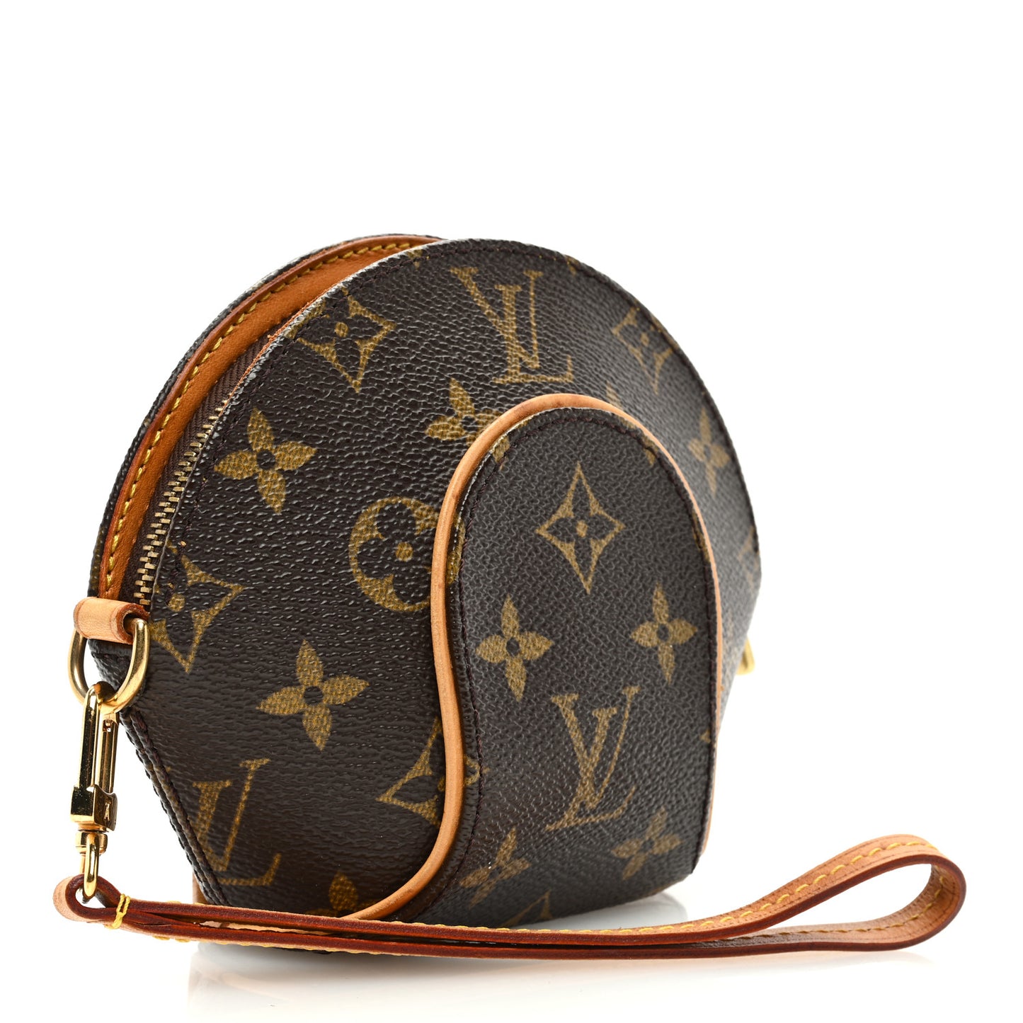 LOUIS VUITTON Monogram Mini Ellipse Wristlet Clutch