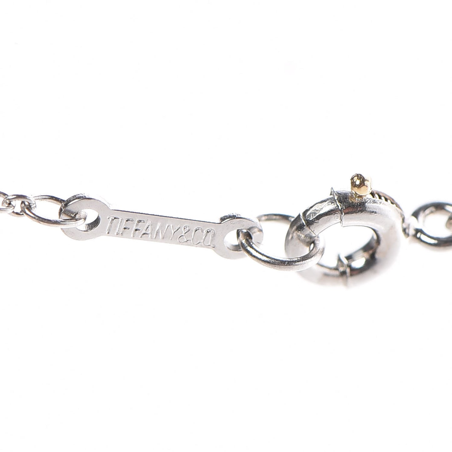 Platinum Diamond .35ct Elsa Peretti Diamonds by the Yard Pendant Necklace