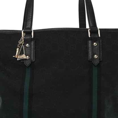 Gucci Monogram Large Jolicoeur Tote Black 8 of 10