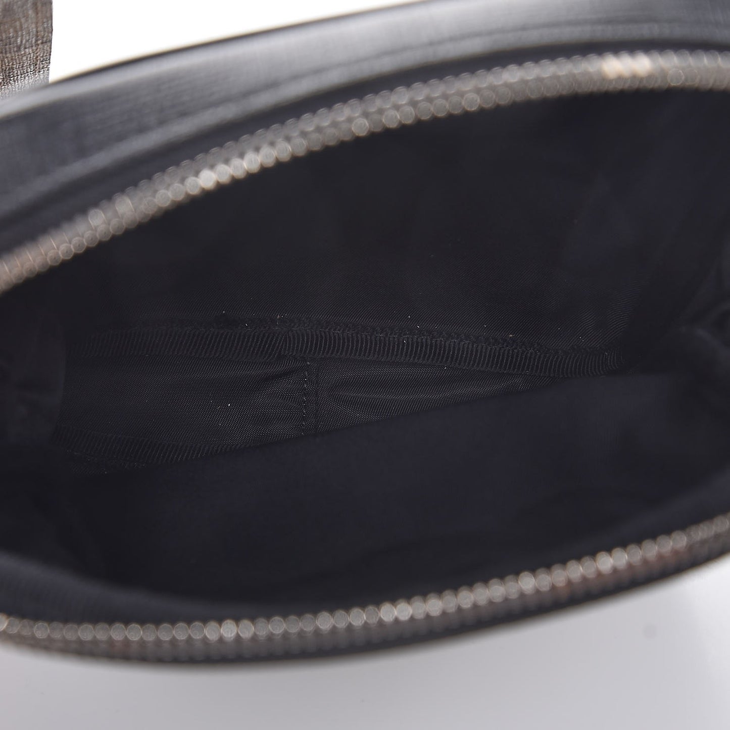 GG Supreme Monogram Web Belt Bag Black