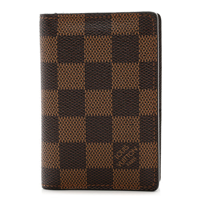 Louis Vuitton Damier Ebene Pocket Organizer NM 1 of 9