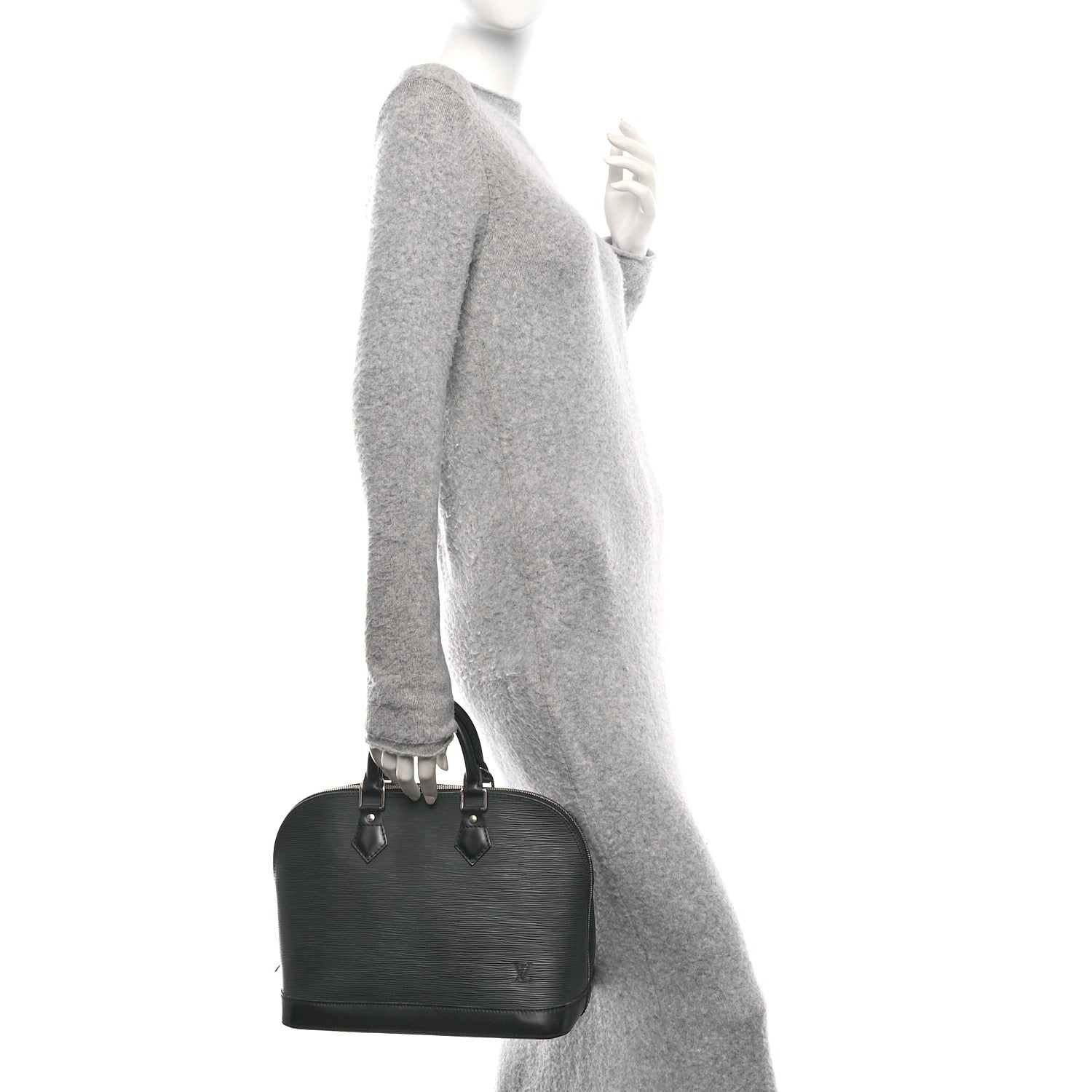 Louis Vuitton Epi Alma PM Black 2 of 9