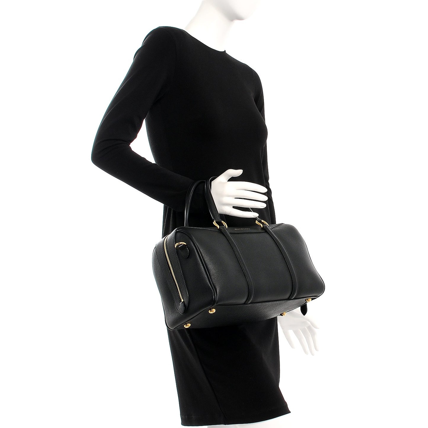 Derby Calfskin Medium Alchester Bowling Bag Black
