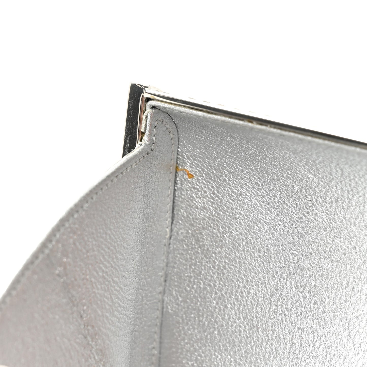 Swarovski Crystal Minaudiere Clutch Silver