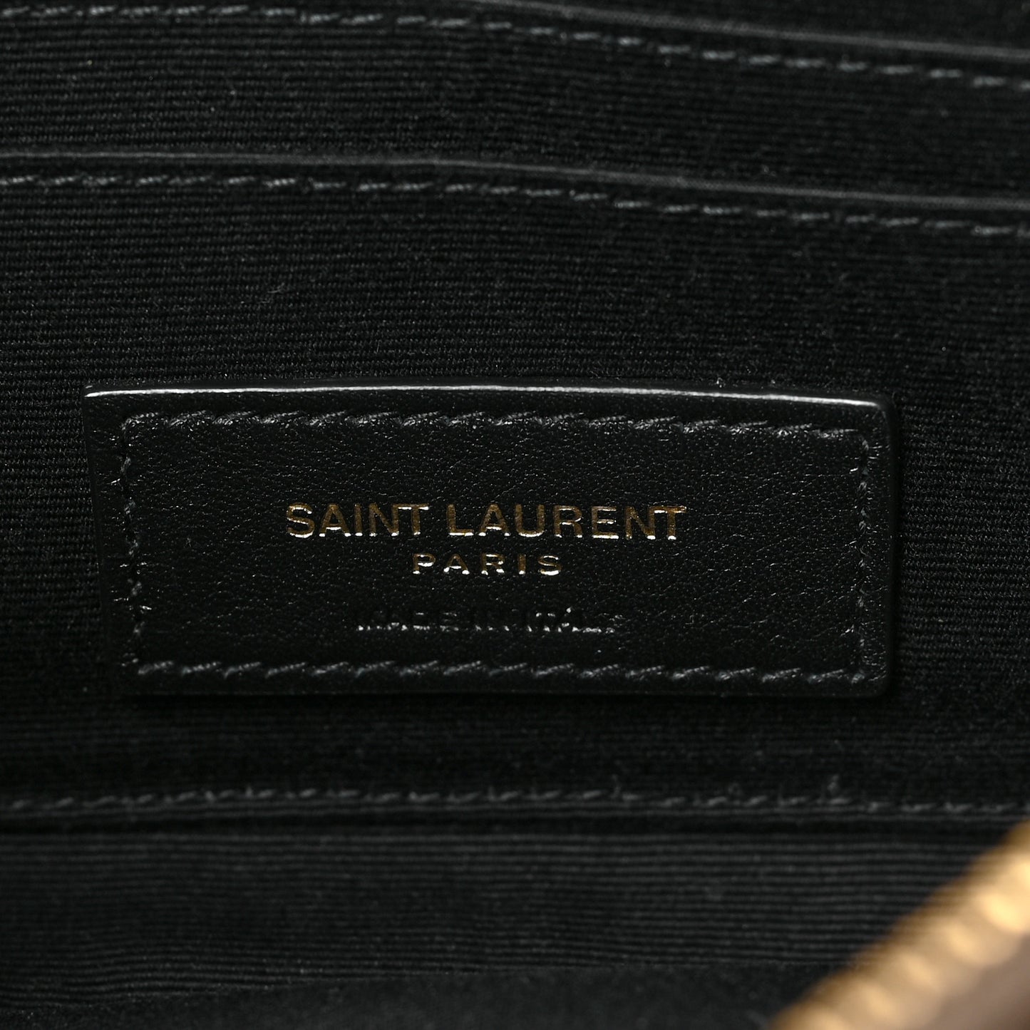 Grained Lambskin Quilted Mini Becky Double Zip Bag Taupe
