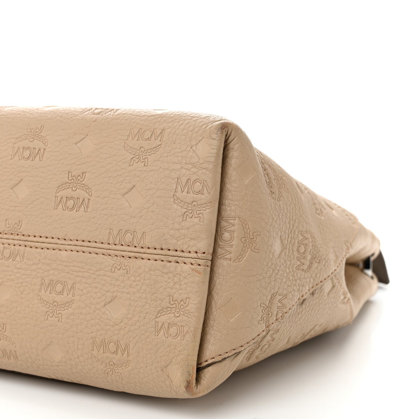 Calfskin Ottomar Monogram Klara Medium Hobo Beige