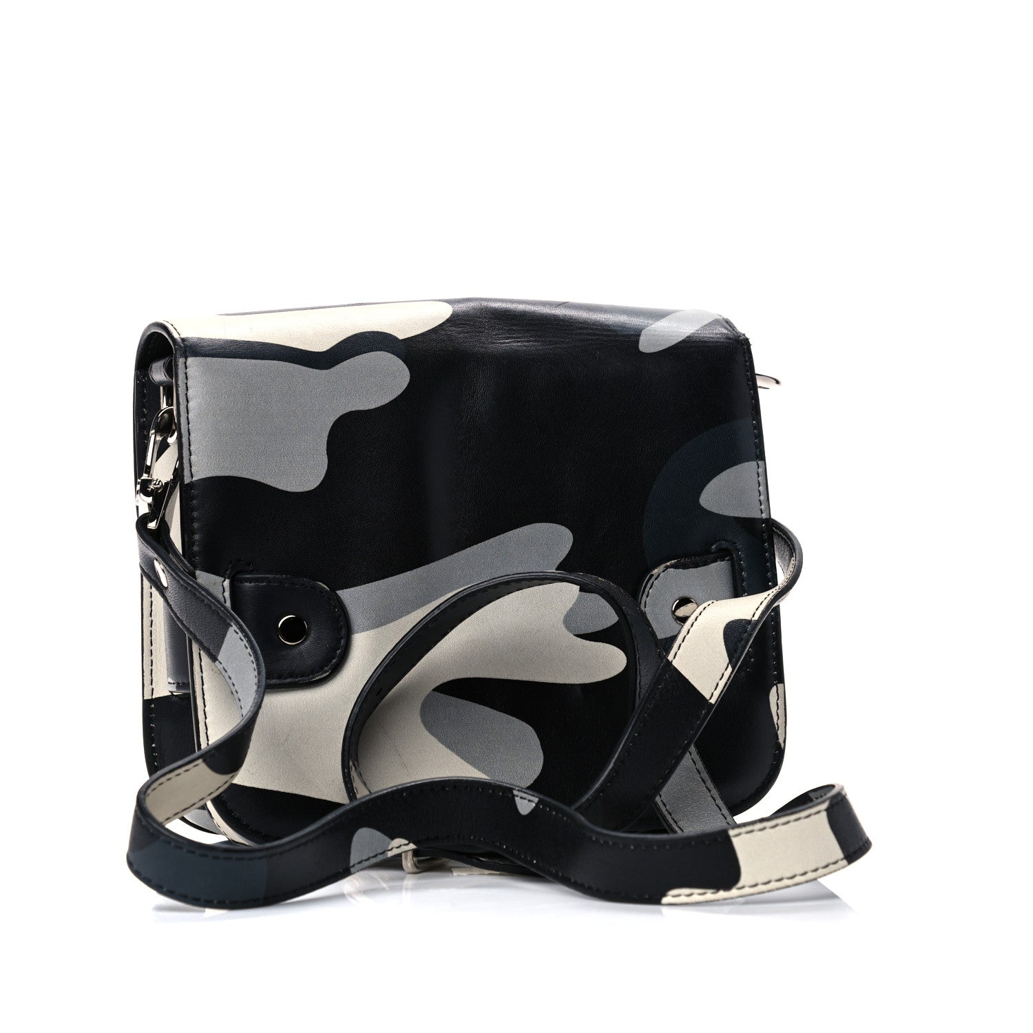 Proenza Schouler Calfskin Camouflage Tiny PS11 Classic Shoulder Bag Black 2 of 14