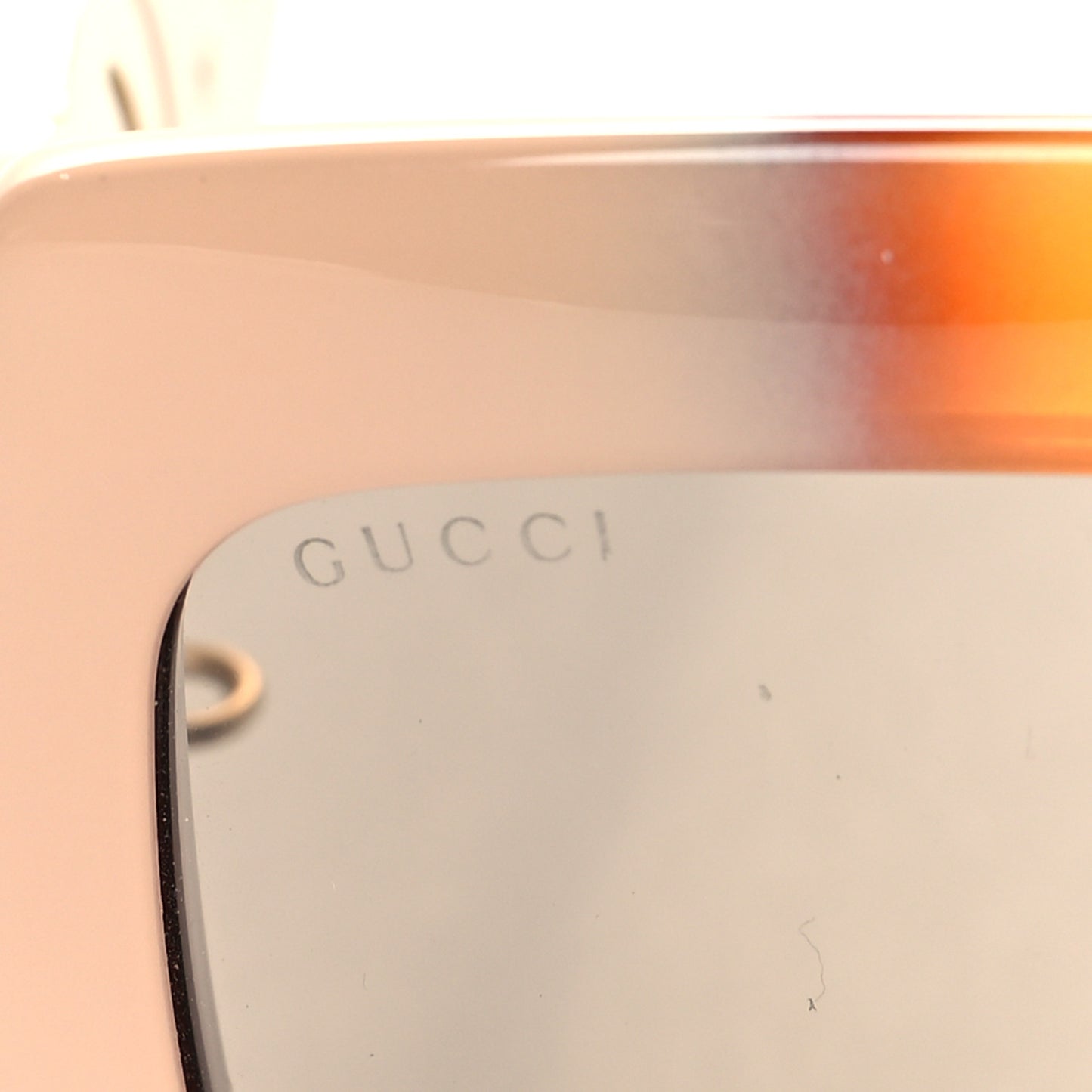 Acetate Square Frame Chain Sunglasses GG1022S Brown