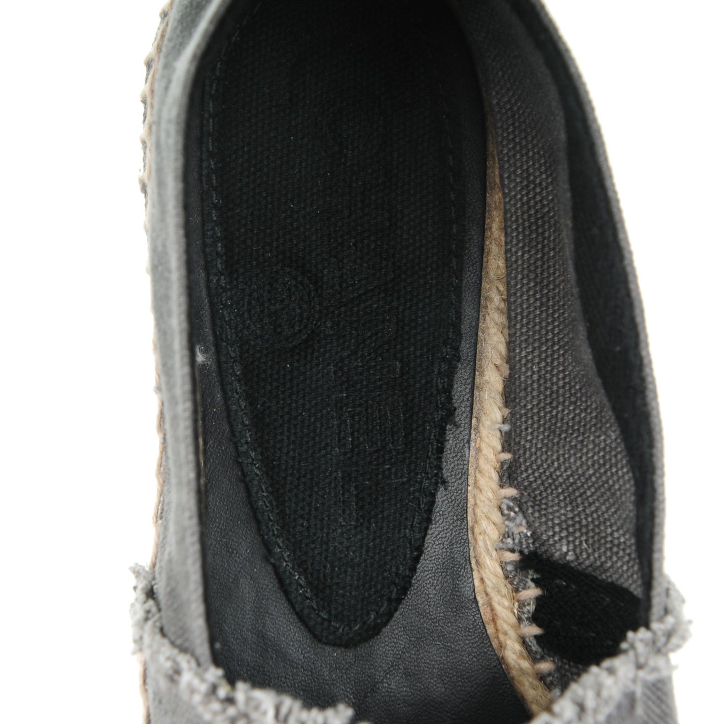 Toile CC Espadrilles 36 Grey Black